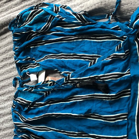 NWT Band of Gypsies striped crop top - Picture 5 of 8